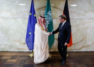 Saudi Crown Prince Receives German Chancellor Friedrich Merz in Riyadh Talks