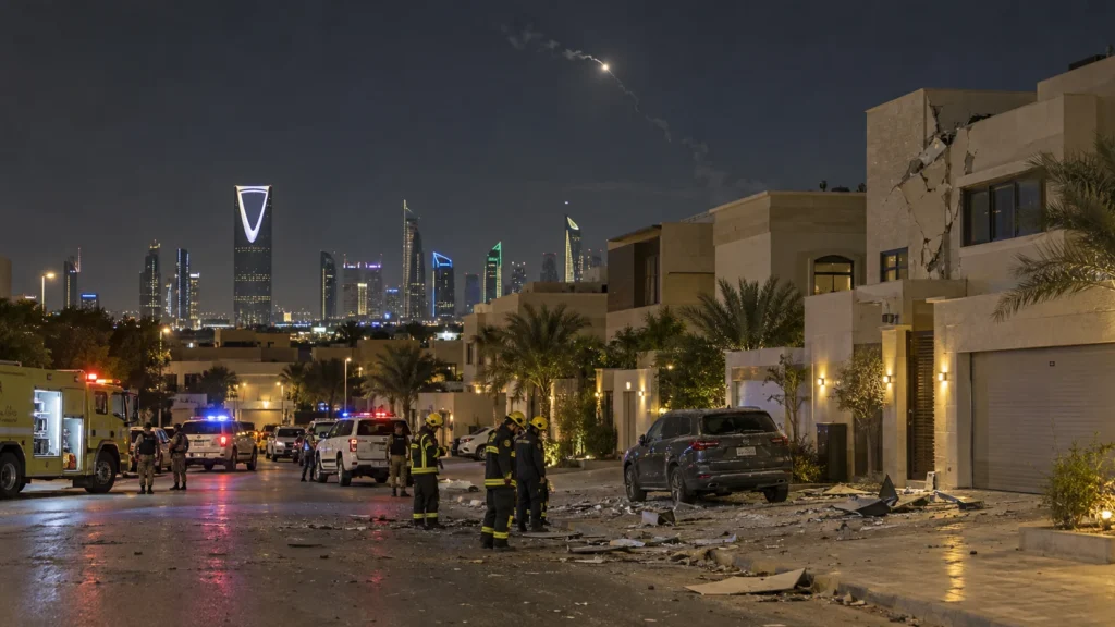 Houthi missile targeting Riyadh