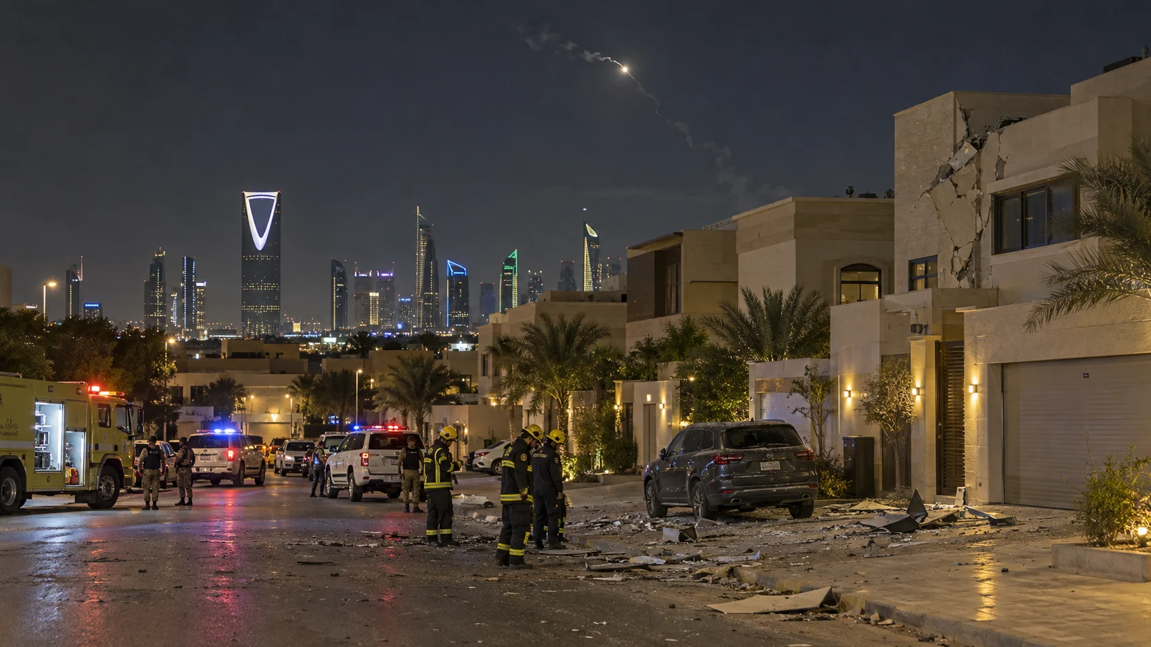 Houthi missile targeting Riyadh
