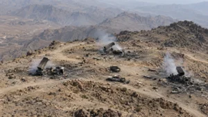 Houthi rocket launchers destroyed